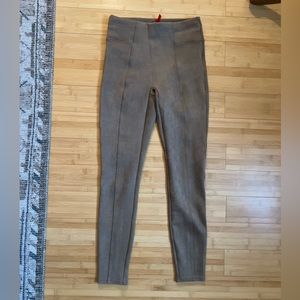 SPANX Tan suede leggings - Sz SP